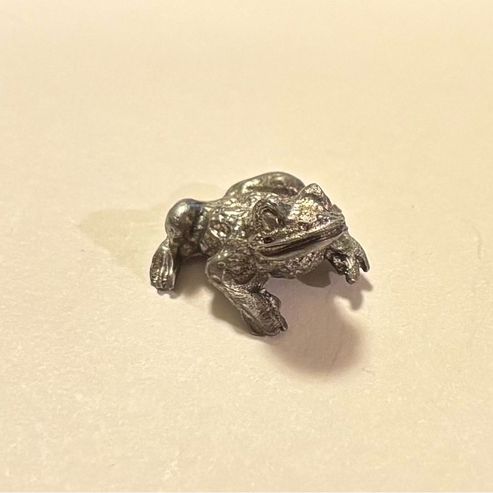 Vintage Spoontique Pewter Toad
